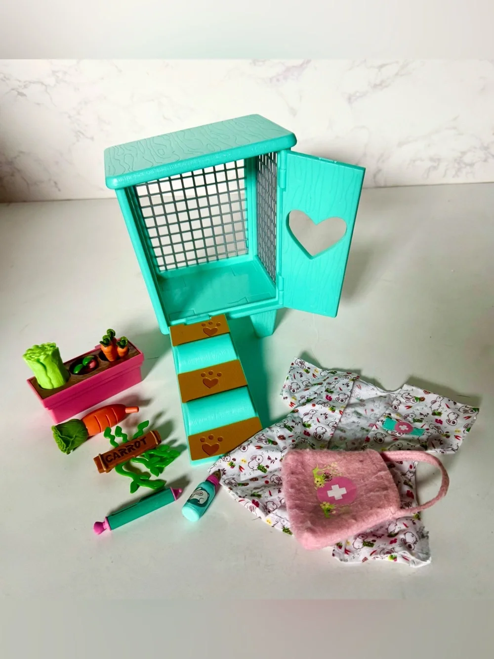American Girl WellieWishers Carrot Hutch